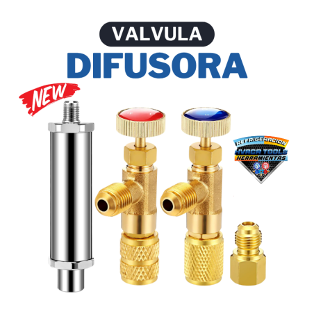 VALVULA DIFUSORA DE CARGA R410A