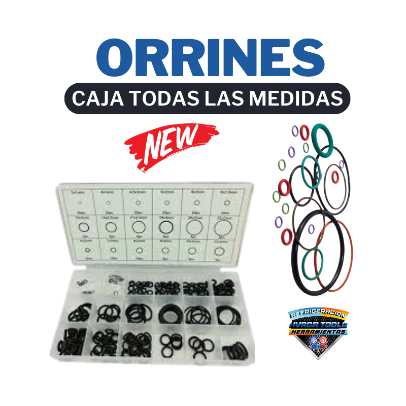 CAJA DE O-RING MORADO  270 PCS