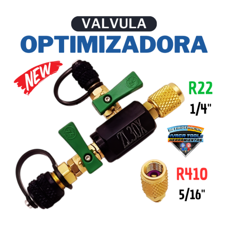VALVULA OPTIMIZADORA 1/4" - 5/16" R410, R22, R32, ETC.