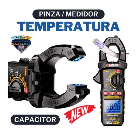 PINZA / MEDIDOR TEMPERATURA ANENG CM85