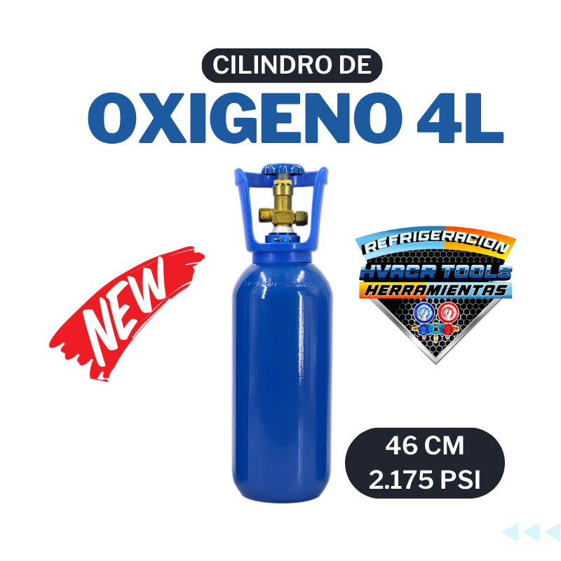 CILINDRO DE OXIGENO 4 LTRS / 46 CM