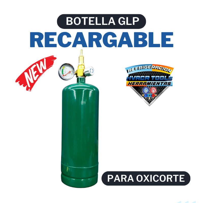 KIT BOTELLA RECARGABLE GLP PARA OXICORTE