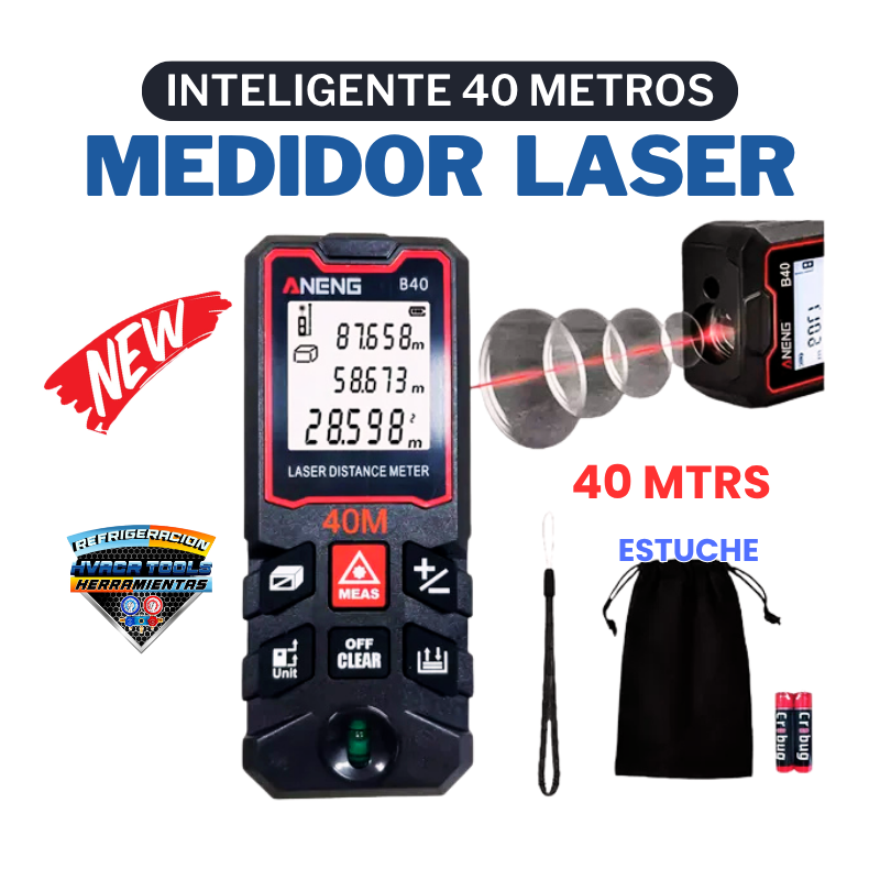 MEDIDOR DE DISTANCIA LASER 40 MTRS ANENG B40