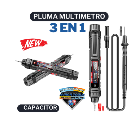 MULTIMETRO TIPO PLUMA 3 EN 1 ANENG A3005B