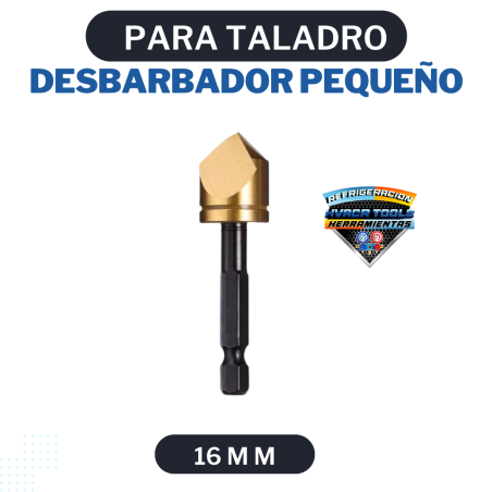 DESBARBADOR DE TALADRO 16mm WIPCOOL HDB-16