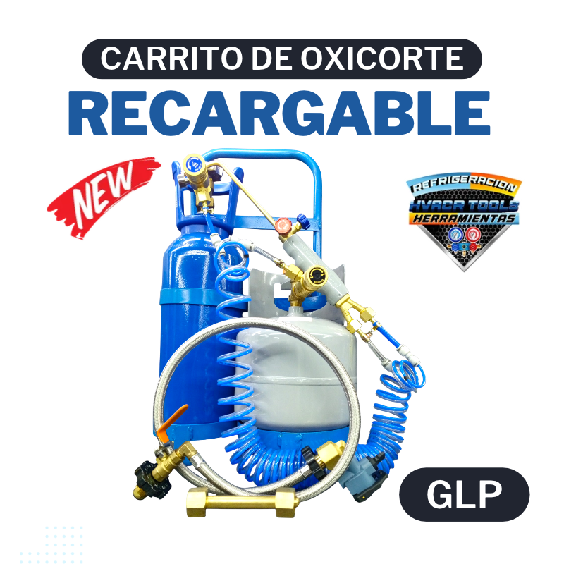 CARRITO DE OXICORTE PROFESIONAL RECARGABLE GLP 4 LTRS