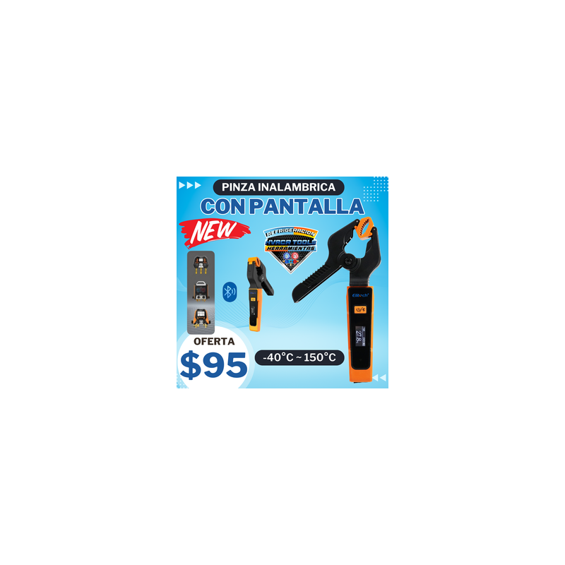 PINZA INALAMBRICA CON PANTALLA IPT-01S