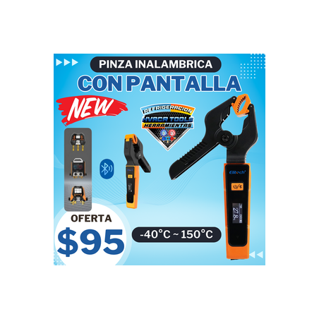 PINZA INALAMBRICA CON PANTALLA IPT-01S