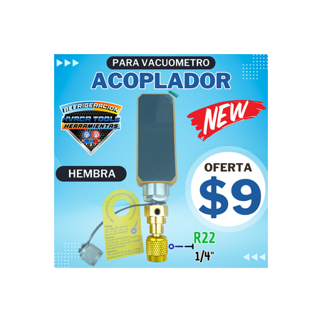 ACOPLADOR DE VACUOMETRO