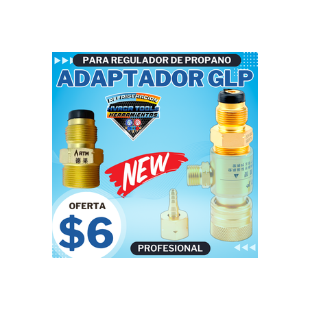 ADAPTADOR DE CILINDRO GLP GRIS PARA REGULADOR DE PROPANO RTM LP-C