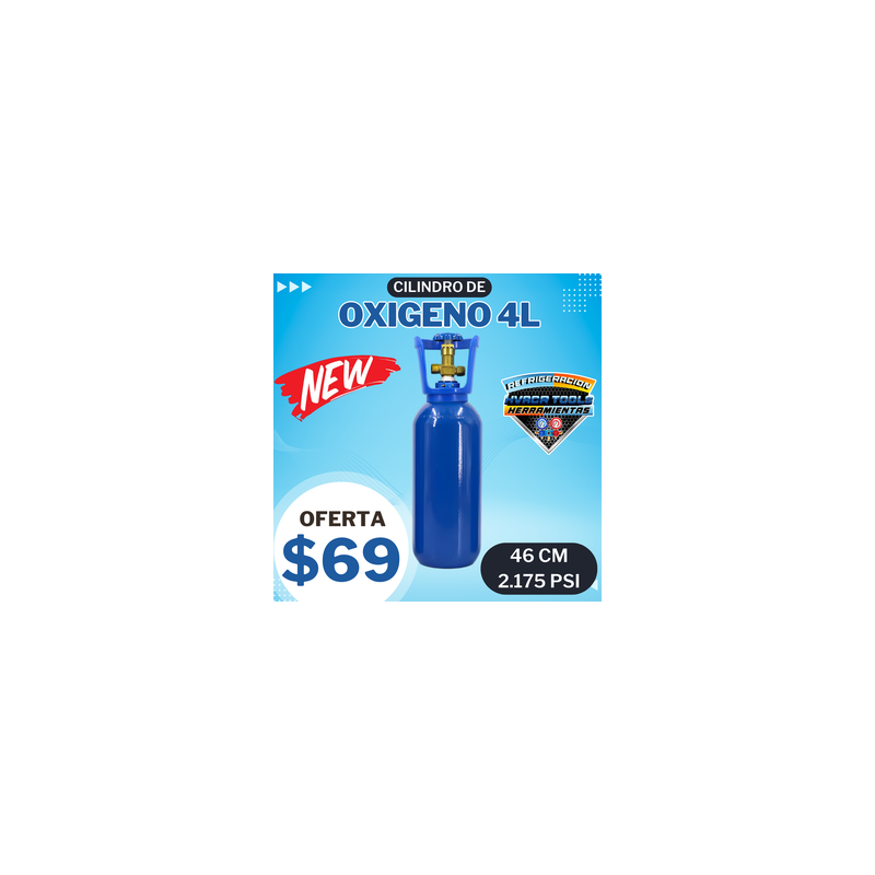 CILINDRO DE OXIGENO 4L