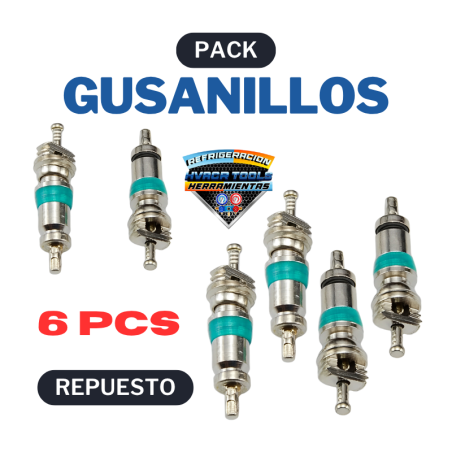 PACK 6 GUSANILLOS