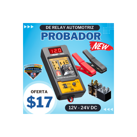PROBADOR DE RELAY 12-24V RT01