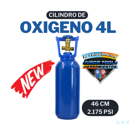 CILINDRO DE OXIGENO 4 LTRS / 46 CM