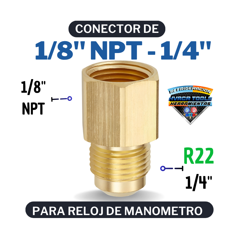 ADAPTADOR 1/4 NPT - 1/4