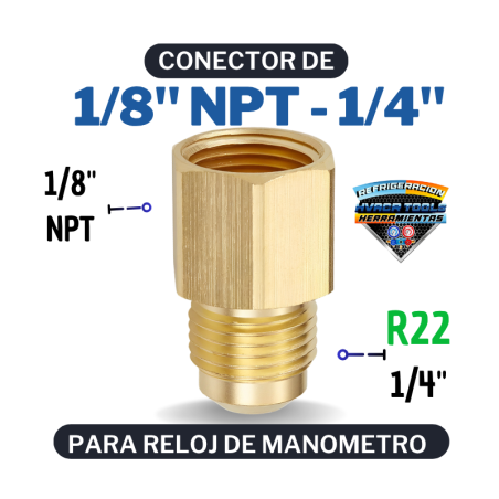 ADAPTADOR 1/4 NPT - 1/4