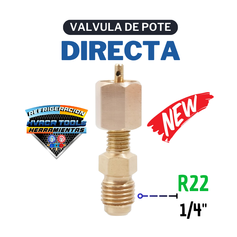 VALVULA DE POTE DIRECTA