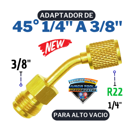 ADAPTADOR DE 45° 1/4-3/8
