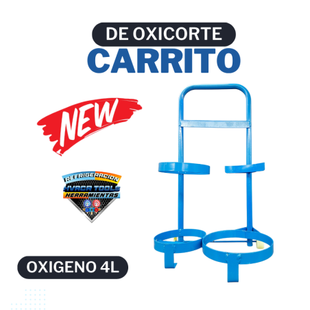 CARRITO DE OXICORTE AZUL POLYTO 4L