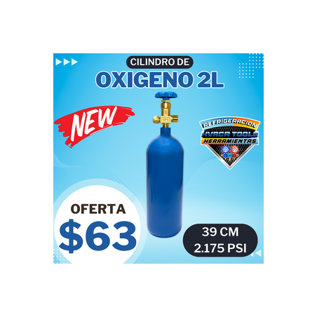 CILINDRO DE OXIGENO 2L