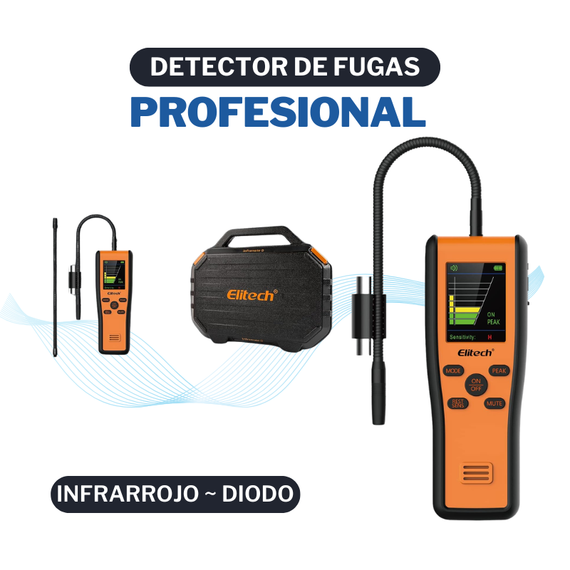 DETECTOR DE FUGA PROFESIONAL ELITECH IR-200