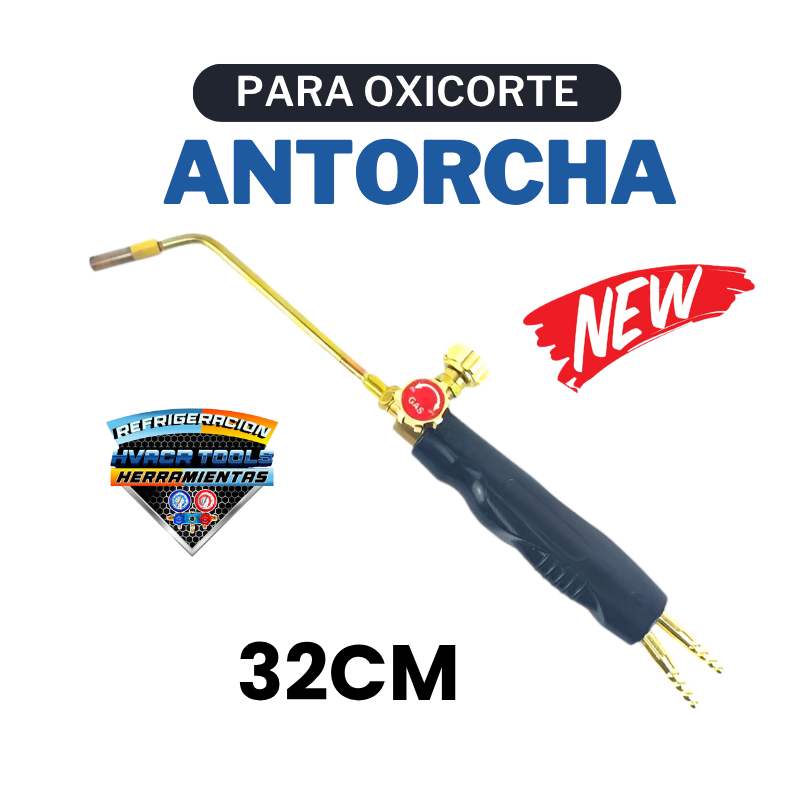 ANTORCHA NEGRA PARA OXICORTE 32CM POLYTO
