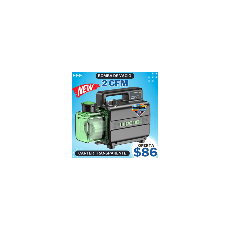 BOMBA DE VACIO 1 ETAPA 2 CFM  WIPCOOL S1