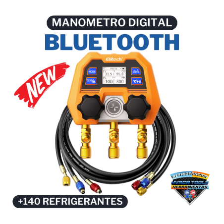 MANOMETRO DIGITAL ELITECH DMG-4B + MANGUERAS